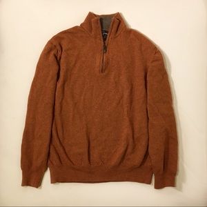 Merino Wool 1/4 Zip Sweater